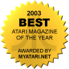 2003 MyAtari Reader Awards Winner